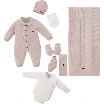 Set de 8 piese tricotat